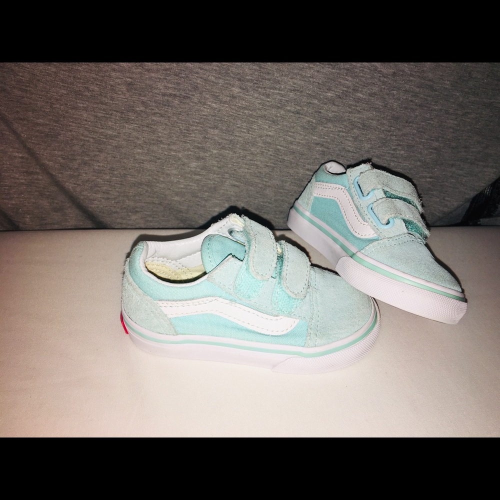 Toddler light blue vans